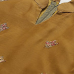 Embroidered Chanderi Cotton Festive Churidar Dress Material